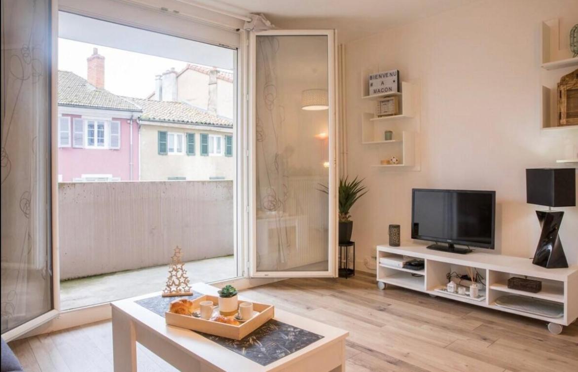 Charmant Appartement T1 Mâcon Exterior foto